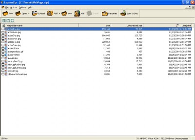 ExpressZIP 4.5.0 screenshot ExpressZIP 4.5.0 screenshot