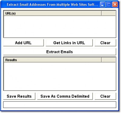 Extract Email Addresses From Multiple Web Sites So 7.0 screenshot Extract Email Addresses From Multiple Web Sites So 7.0 screenshot