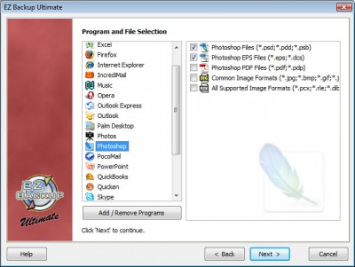 EZ Backup Ultimate 5.2 screenshot EZ Backup Ultimate 5.2 screenshot