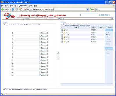 Ez4file (Personal Edition) 1.2.1 screenshot