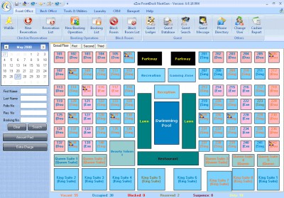 eZee FrontDesk Hotel Software 5.2 screenshot eZee FrontDesk Hotel Software 5.2 screenshot