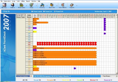 eZee Hotel Reservation Software Genx 2007 screenshot eZee Hotel Reservation Software Genx 2007 screenshot