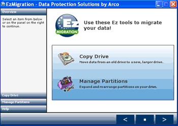 EzMigration 3 screenshot