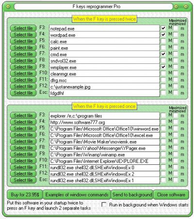F Key Reprogrammer Pro 1.0 screenshot
