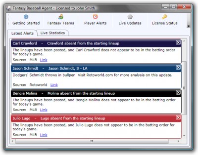 Fantasy Baseball Agent 2.0 screenshot Fantasy Baseball Agent 2.0 screenshot