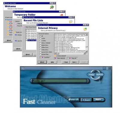 Fast Cleaner Gold 1.61 screenshot Fast Cleaner Gold 1.61 screenshot