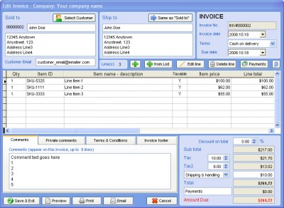fBilling System 3.0.7 screenshot fBilling System 3.0.7 screenshot