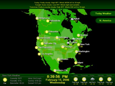 FD Weather Report Screensaver 1.3.295 screenshot FD Weather Report Screensaver 1.3.295 screenshot