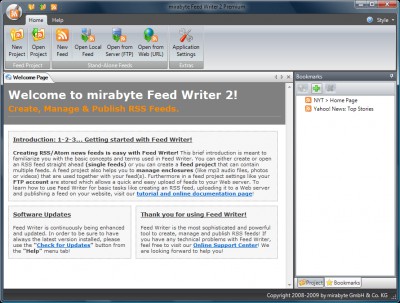 Feed Writer Deskop RSS Editor 1.5.3 screenshot
