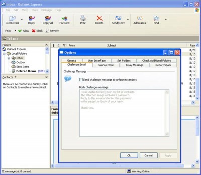 Feox for Outlook Express 1.0.0.1 screenshot Feox for Outlook Express 1.0.0.1 screenshot