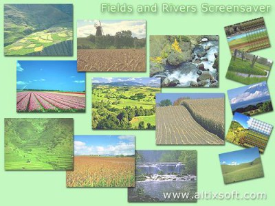 Fields and Rivers Screensaver 1.0 screenshot Fields and Rivers Screensaver 1.0 screenshot