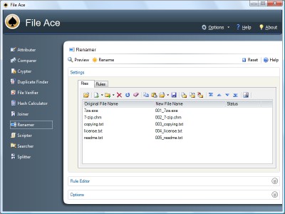 File Ace 1.02 screenshot
