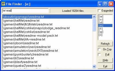File Finder 1.1 screenshot File Finder 1.1 screenshot