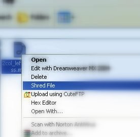 File Shredder Deluxe 2.3 screenshot
