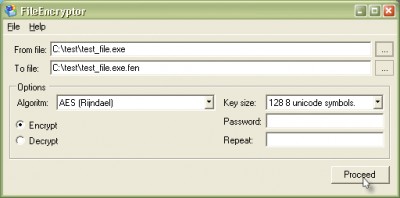 FileEncryptor 1.0.6.0 screenshot FileEncryptor 1.0.6.0 screenshot