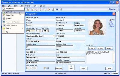 FileMed EMR 5.23 screenshot FileMed EMR 5.23 screenshot