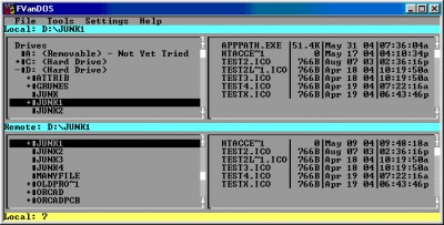 FileVan For DOS 2.60 screenshot