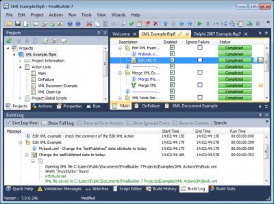 FinalBuilder 4 screenshot FinalBuilder 4 screenshot