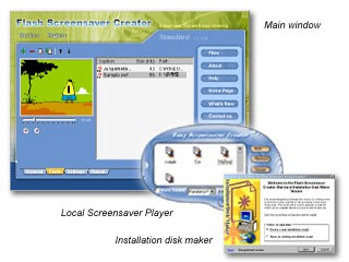 Flash Screensaver Creator 2.01 screenshot Flash Screensaver Creator 2.01 screenshot