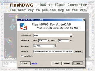 FlashDWG DWG Flash Converter 1.28 screenshot FlashDWG DWG Flash Converter 1.28 screenshot