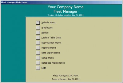 Fleet Manager 4.0.4 screenshot