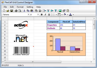 FlexCell Grid Control 5.3.0 screenshot FlexCell Grid Control 5.3.0 screenshot