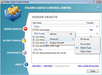 Folder Castle 3.0 screenshot Folder Castle 3.0 screenshot