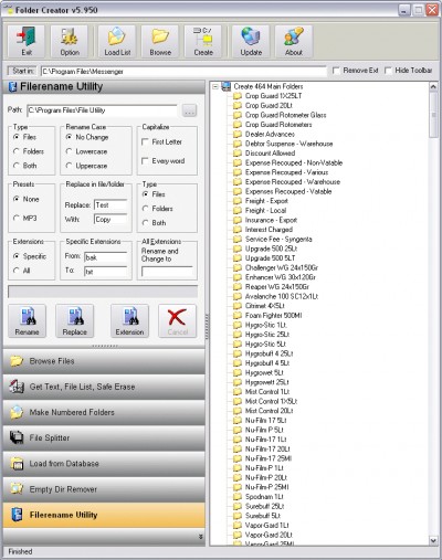 Folder Creator (New) 5.950 screenshot