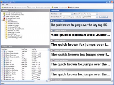 Font Manager Pro 1.0 screenshot