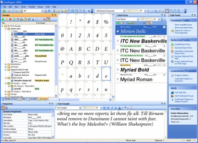FontExpert 2007 9.0 screenshot