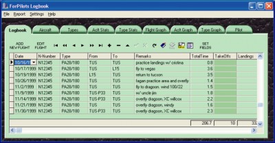 Forpilots Logbook 2.1 screenshot Forpilots Logbook 2.1 screenshot