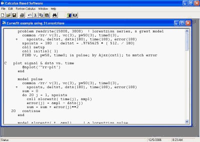 Fortran Calculus Compiler 1.01 screenshot Fortran Calculus Compiler 1.01 screenshot