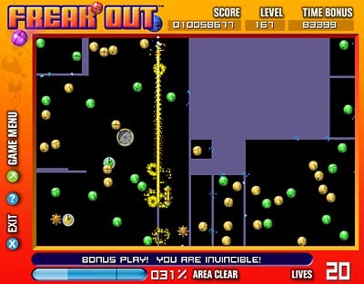 FreakOut Gold 1.0 screenshot FreakOut Gold 1.0 screenshot