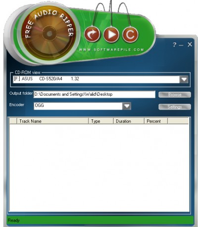 Free Audio Ripper 3.3.0.1 screenshot Free Audio Ripper 3.3.0.1 screenshot