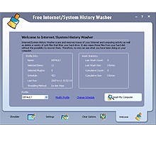 Free Internet/System History Washer 5.0.1.1 screenshot
