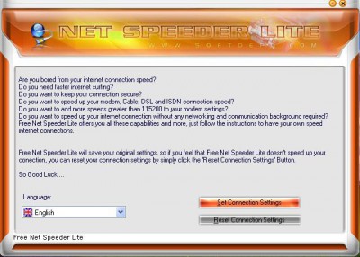 Free Net Speeder Lite 3.1.0.2 screenshot