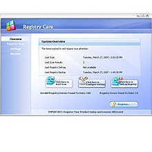 Free Registry Care 5.2.1 screenshot