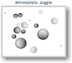 Free Screensaver - Minimalistic Juggle 1.0 screenshot Free Screensaver - Minimalistic Juggle 1.0 screenshot