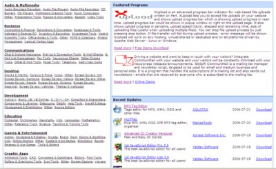 Free Software Directory Script 2.0 screenshot