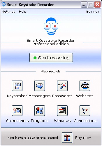 Free Undetectable Keylogger 2.13 screenshot Free Undetectable Keylogger 2.13 screenshot