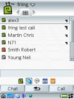 fring  for UIQ 3.2 screenshot