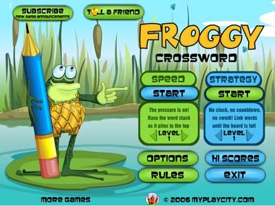 Froggy Crossword 2.1 screenshot