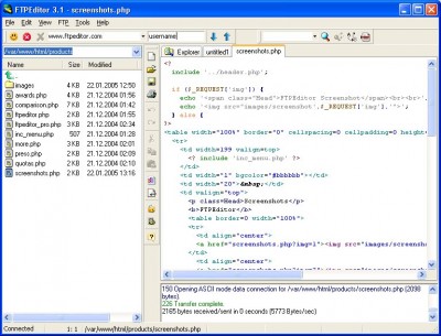 FTPEditor Pro 3.3 screenshot