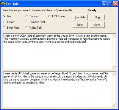 Fun Talk 1.1.0 screenshot Fun Talk 1.1.0 screenshot