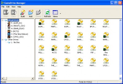 GameDrive CD/DVD Emulator 7.11 screenshot