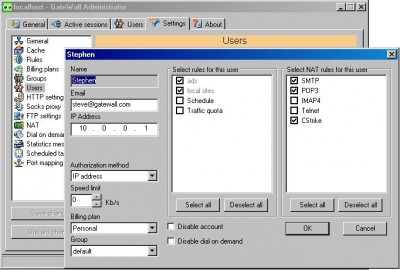 GateWall 3.1 screenshot GateWall 3.1 screenshot