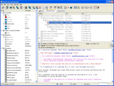 Gemini Mail 2.25d screenshot Gemini Mail 2.25d screenshot