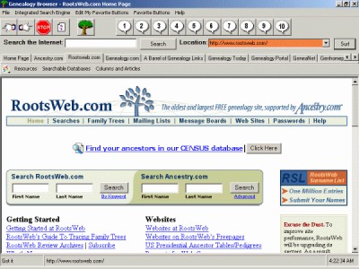 Genealogy Browser 1.0 screenshot
