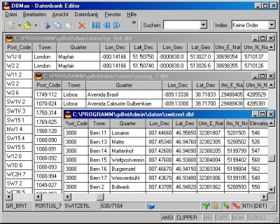 Geodaten International 5.00 screenshot Geodaten International 5.00 screenshot