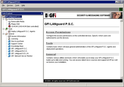 GFI LANguard Portable Storage Control 2 screenshot